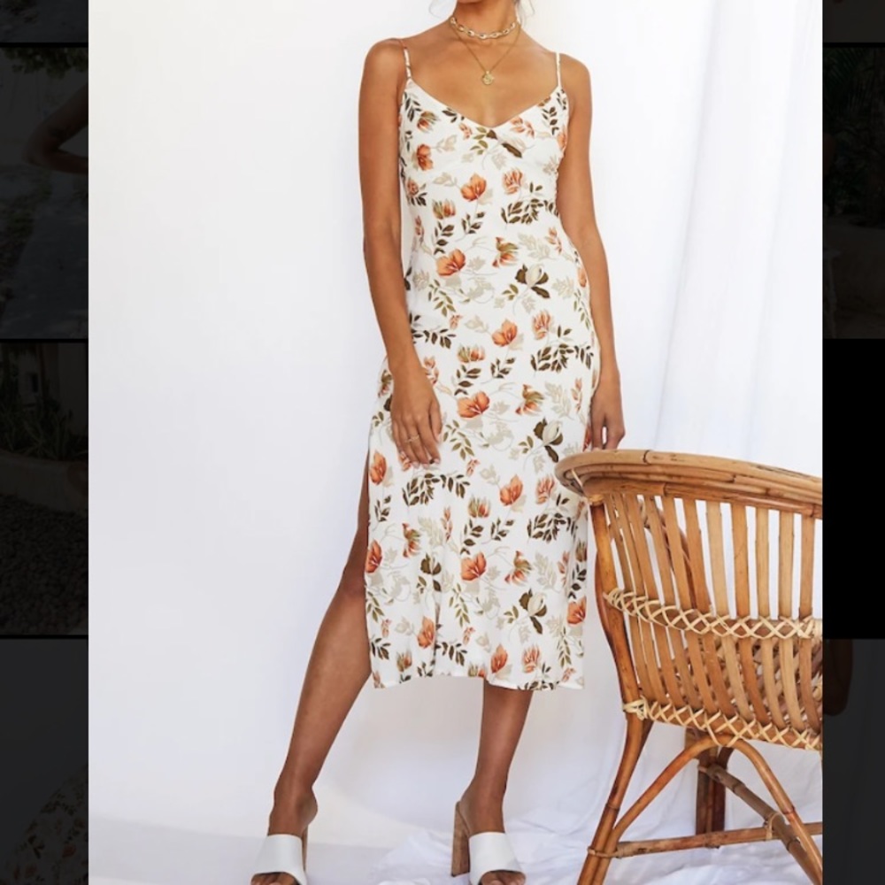 FLORA MIDI DRESS Fortunate One Coconut Girl Beach